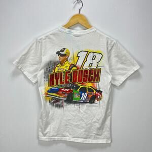 Vintage NASCAR Kyle Busch M&Ms Racing T Shirt Small